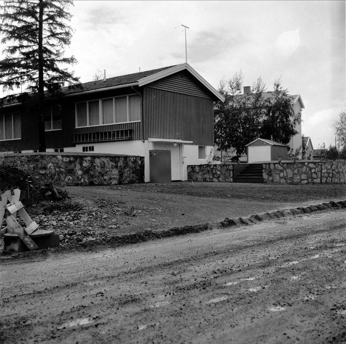 Fornebulandet, Bærum, Akershus, 15.09.1957. Bolig.