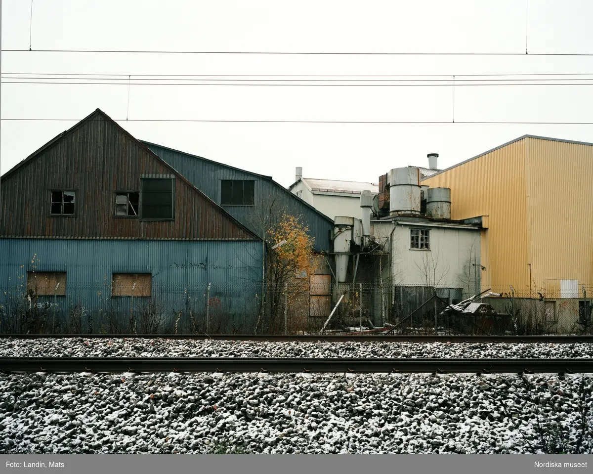 Katrineholm,  industrispår, industri, Järnväg, år 1999
