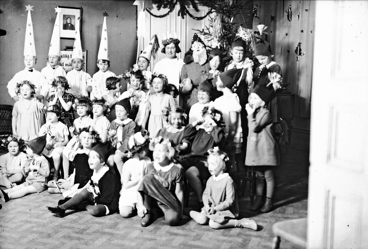 Luciafirande - Kindergarten, Uppsala 1933