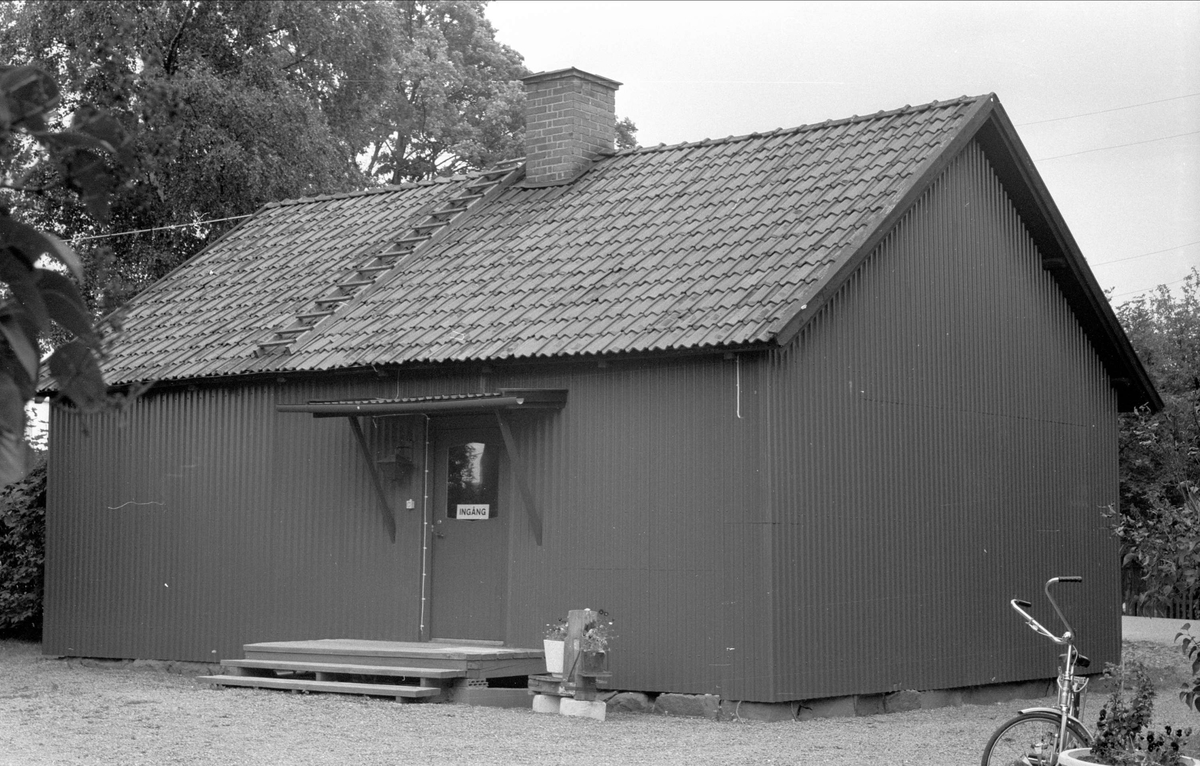 Spegelutställningslokal, Högsta 3:3, Högsta, Bälinge socken, Uppland 1976
