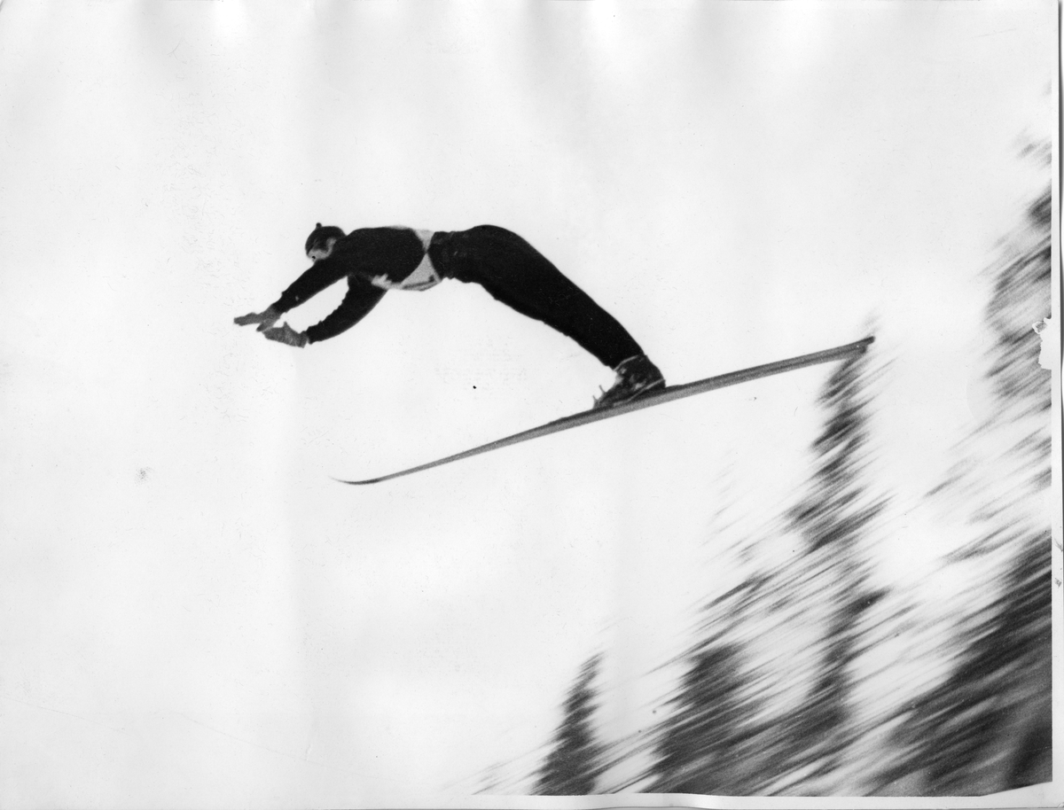 Kongsberg skier Petter Hugsted in action.