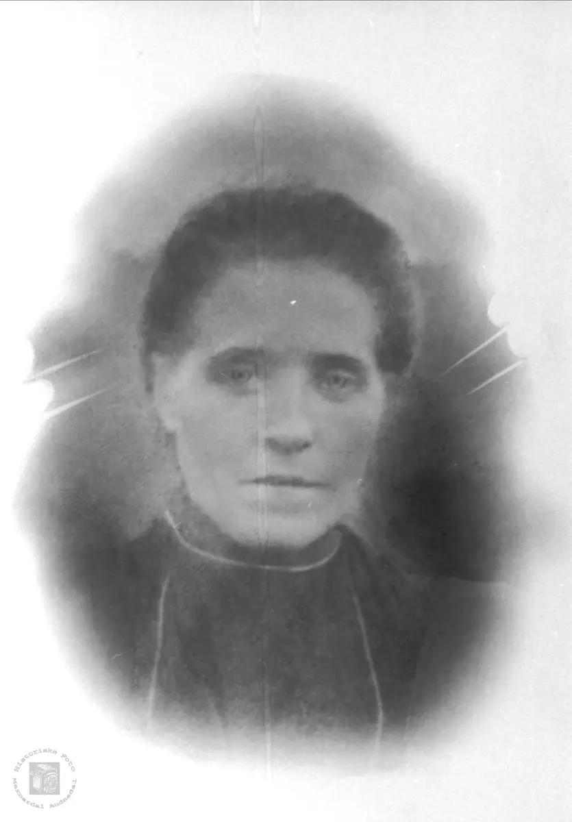 Portrett av Anna Steinsland, Hægebostad.