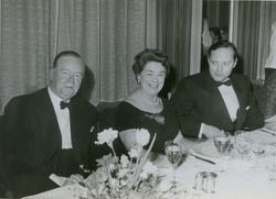 Middag på Continental etter stabelavløpning av tankeren M/S 