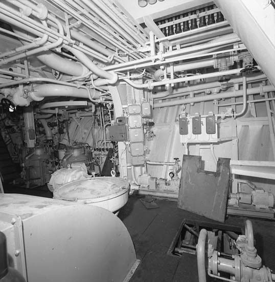 Bilder från maskinutrymmen på fartyg 116-119, troligen från 116 S/S Vorkuta PT 57.