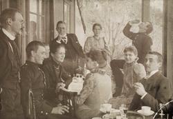 Verandaselskap i Sandvika.