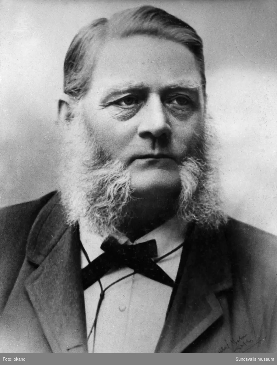 P. J. Hejdenberg, förgrundsfigur när Baptistförsamlingen i Sundsvall bildades 1855.