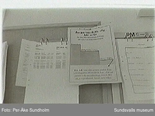 Dokumentation av pappersmaskin 2, PM 2, skiftlag 2, Ortvikens pappersbruk, inom ramen för SAMDOK:s Trä- och papperspool.