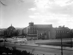 Stortingagaten 30 som byggetomt.