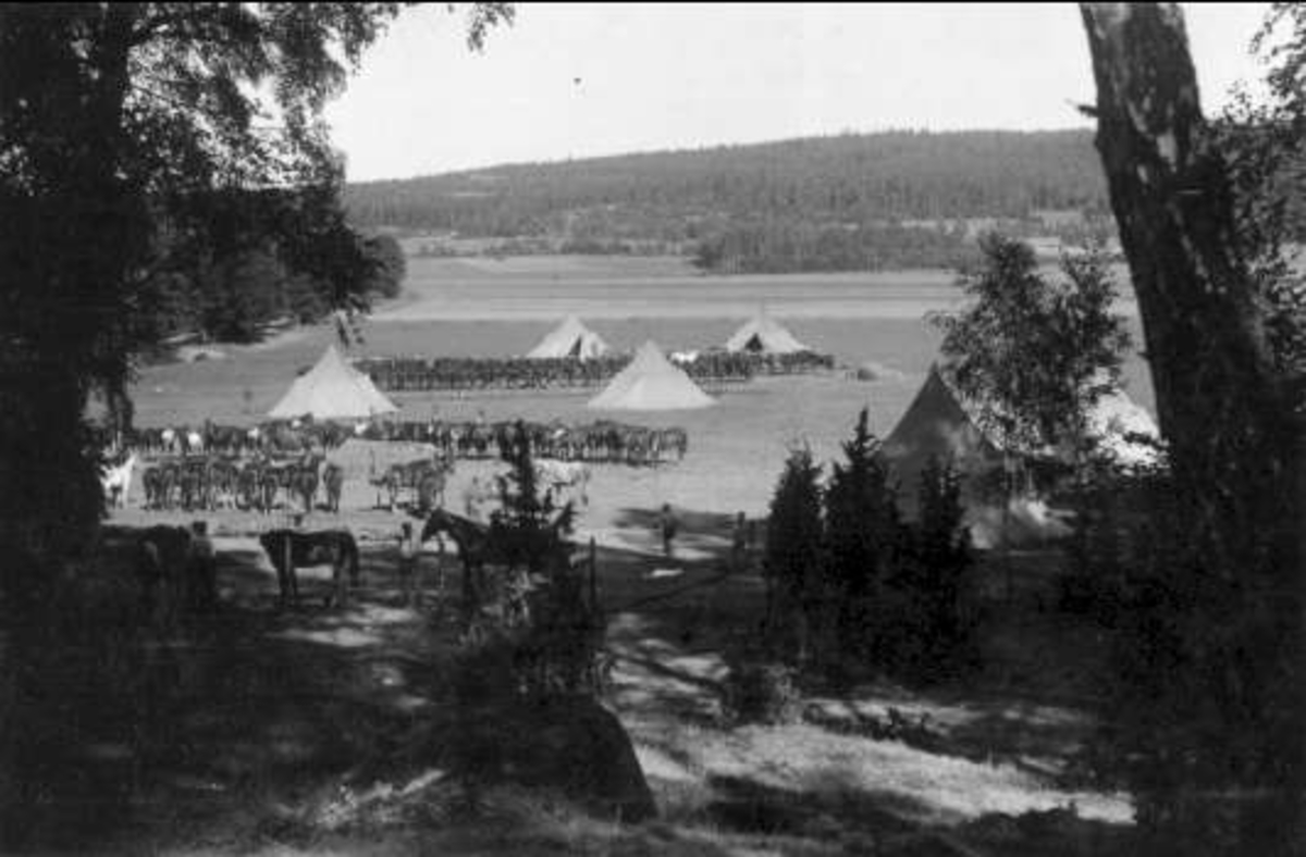 Bivack vid Örlen under sommarmarschen 1931.