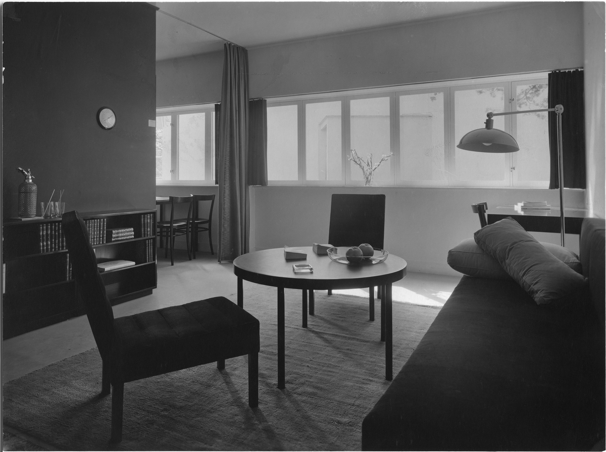 Stockholmsutställningen 1930 hall 36, hyreslägenheter: lägenhet 1 ...
