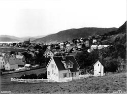 Bybilde Namsos. Namsos sett fra øst