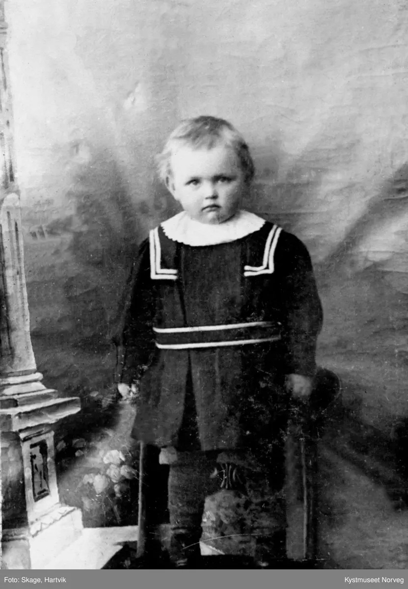 Portrett av ukjent barn fra Kolvereid