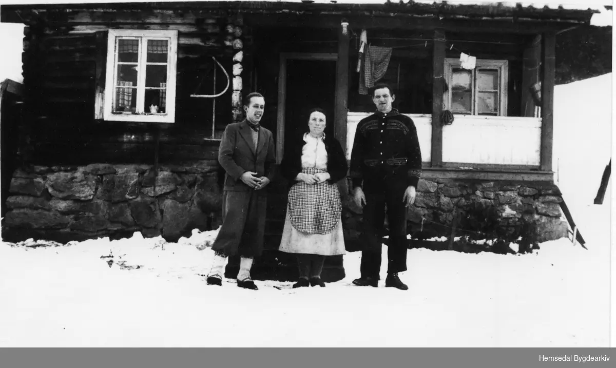 Frå venstre: Bykar, Guri og Olaf Kven