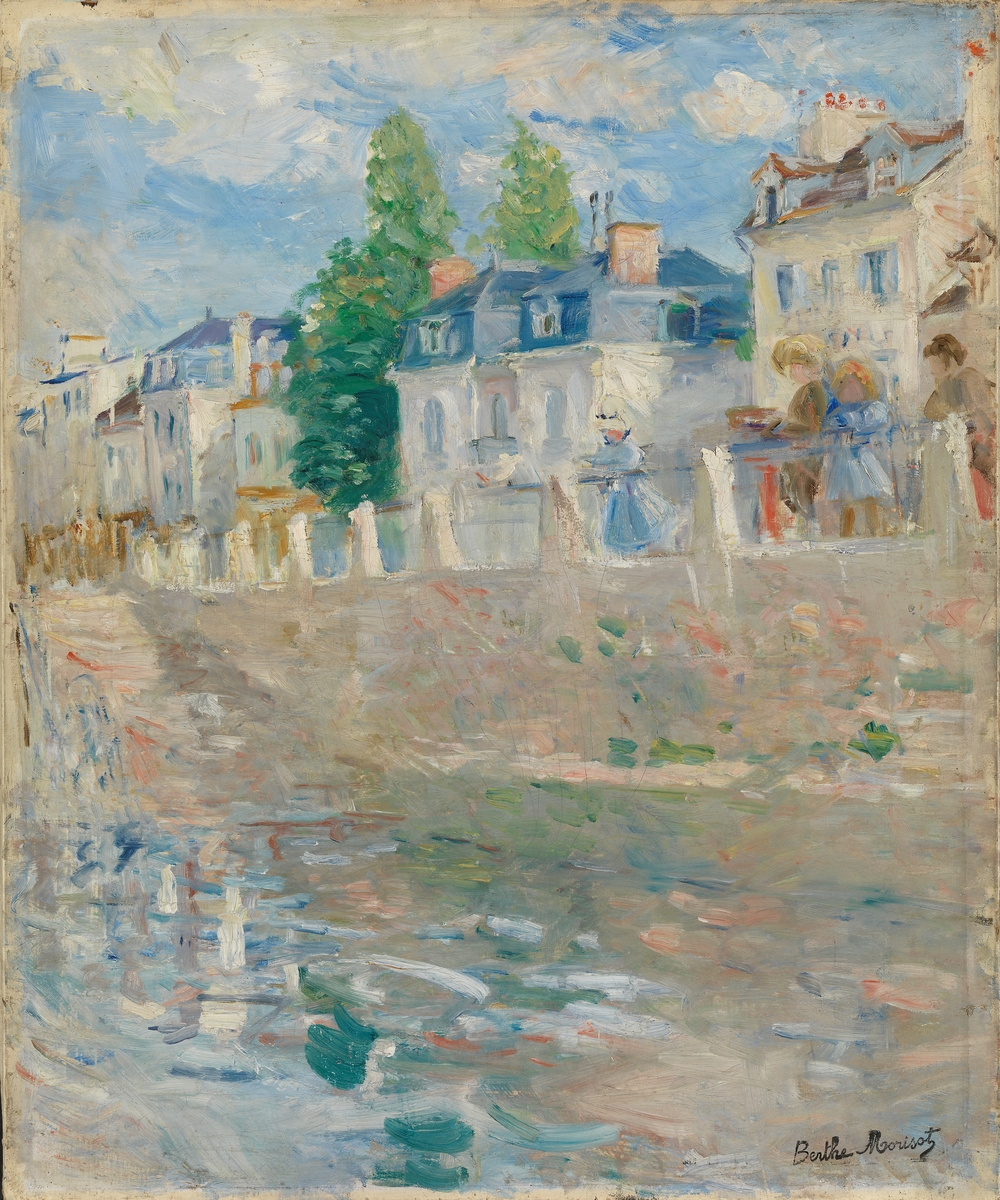 Ved bredden av Seinen, Bougival [Maleri]