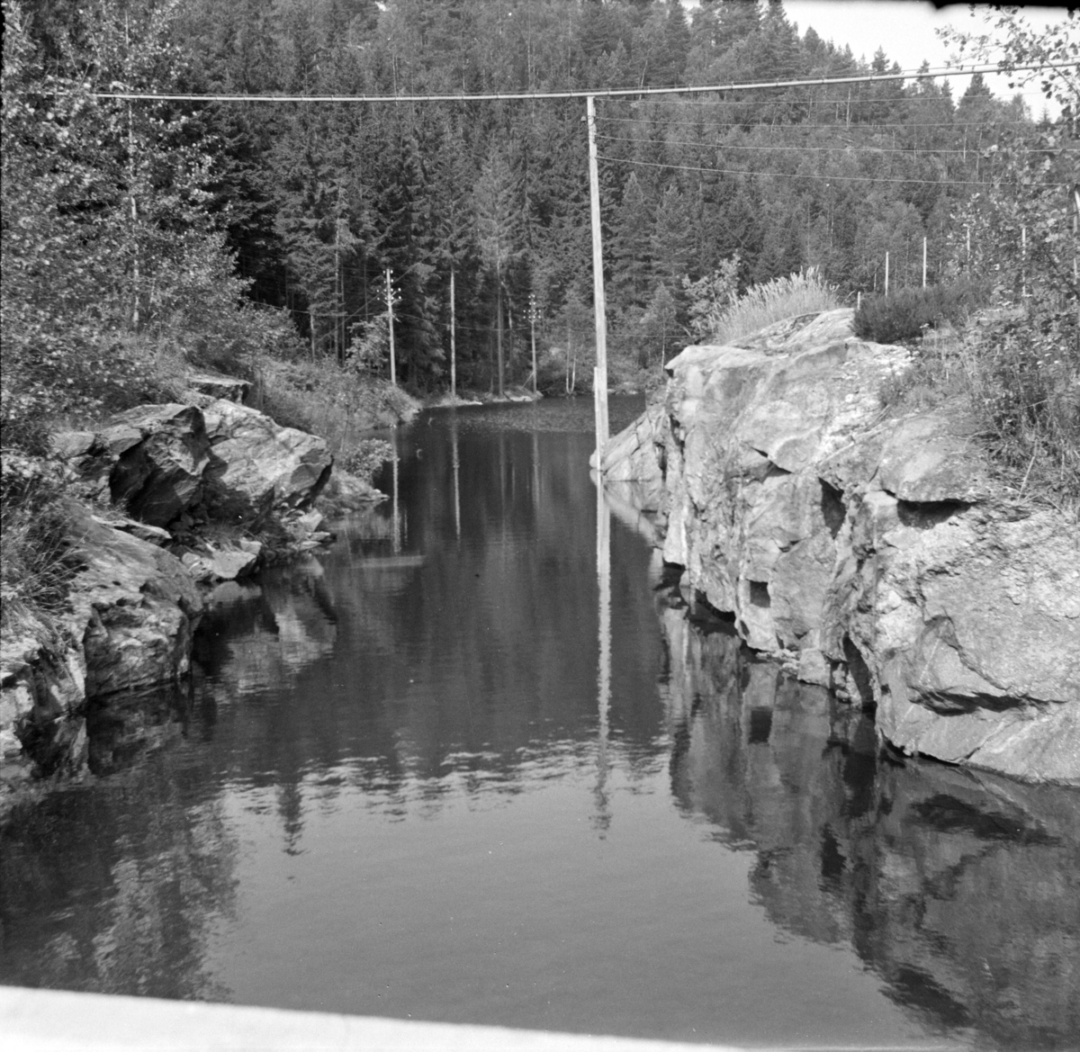 Setesdalsbanens nedlagte trase er satt under vann etter byggingen av Beihølen dam.