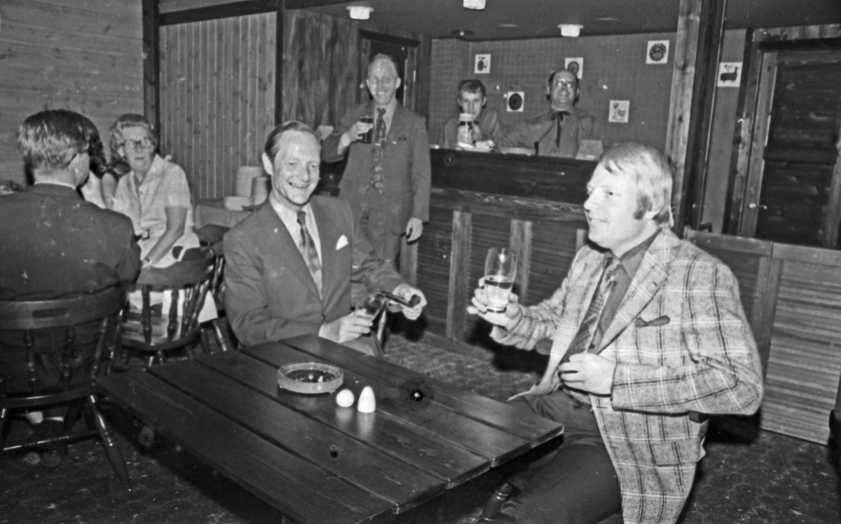 Ny bar på Hotell Saga. 10/7-1972.