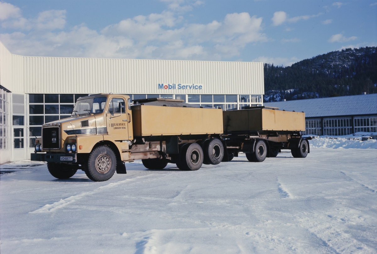 Volvo lastebil brukt til transport av konsentrat