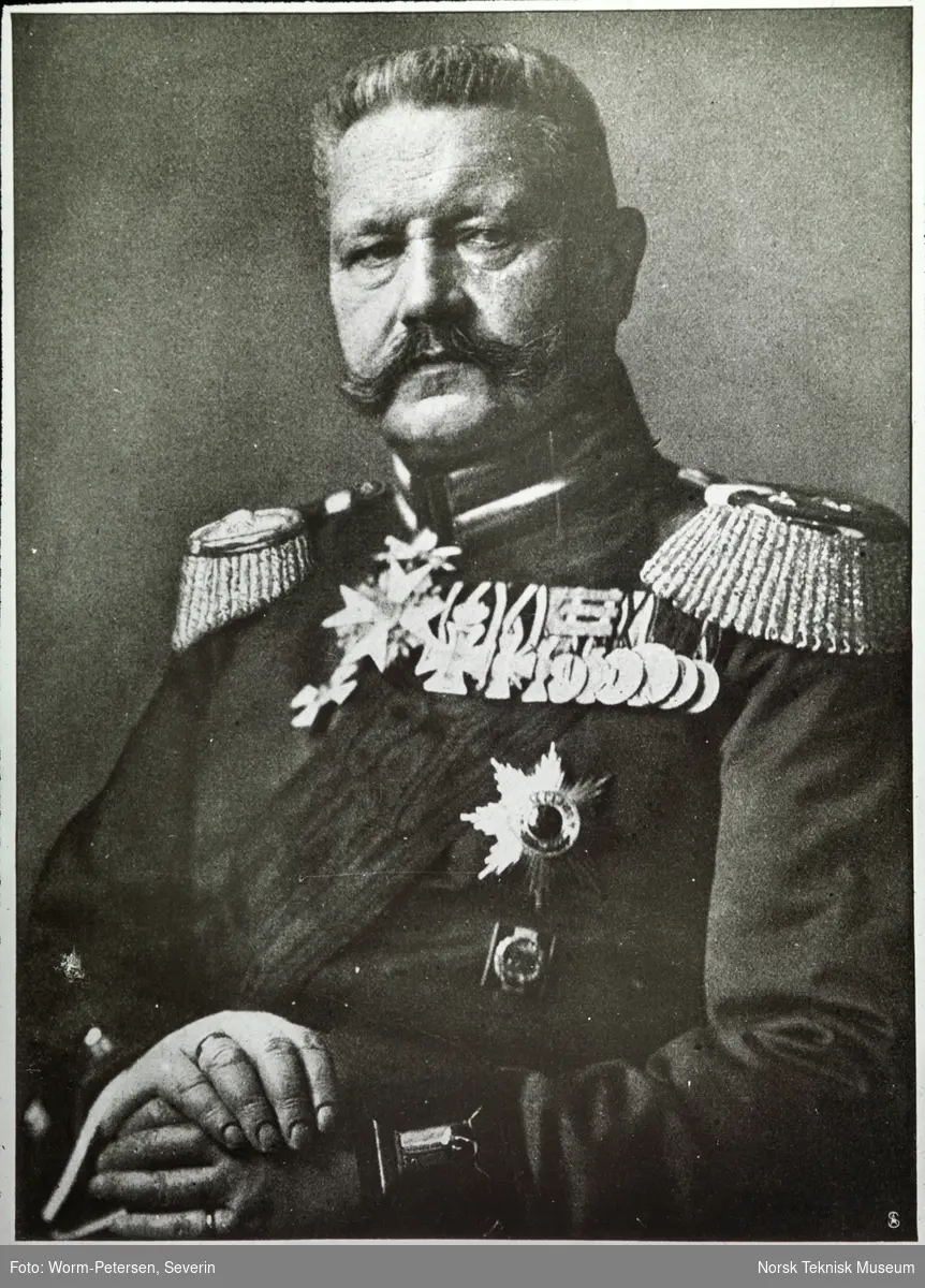 Portrett av Generaloberst von Hindenburg