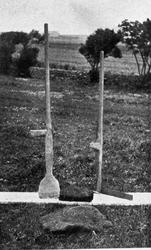 Redskap for bruk til graving av torv, Orkenøyene