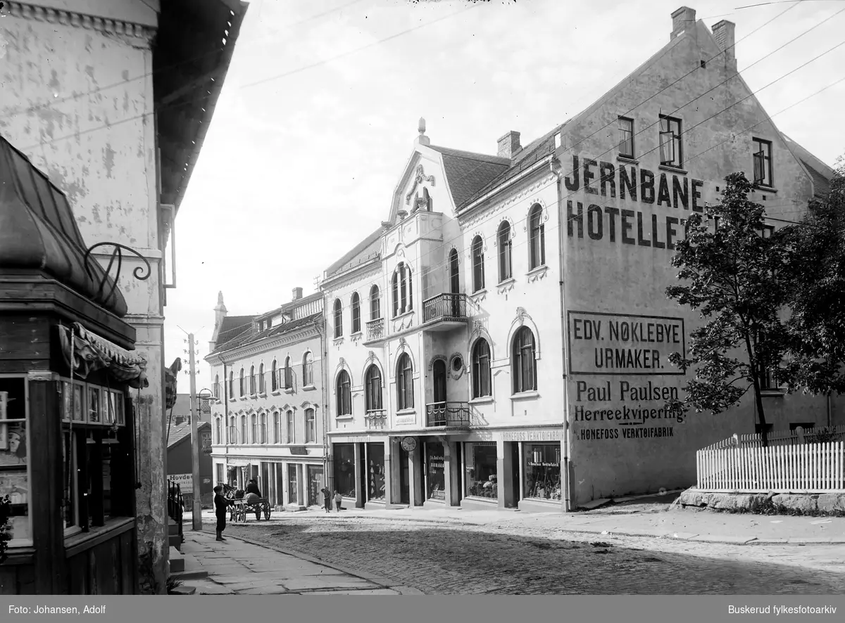 Grand Hotel i Hønefoss bygget i 1912 i Jugendstil