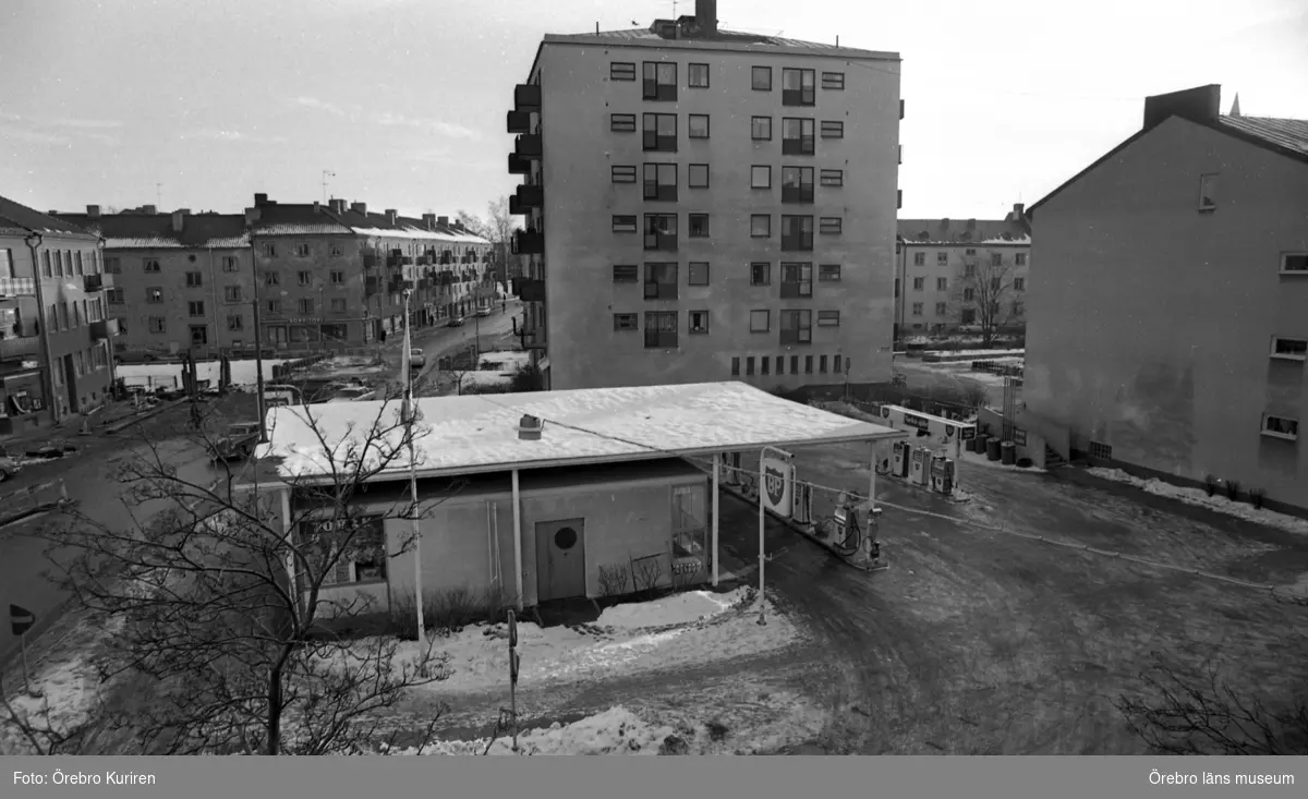 Längbro torg, 1972-03-07.