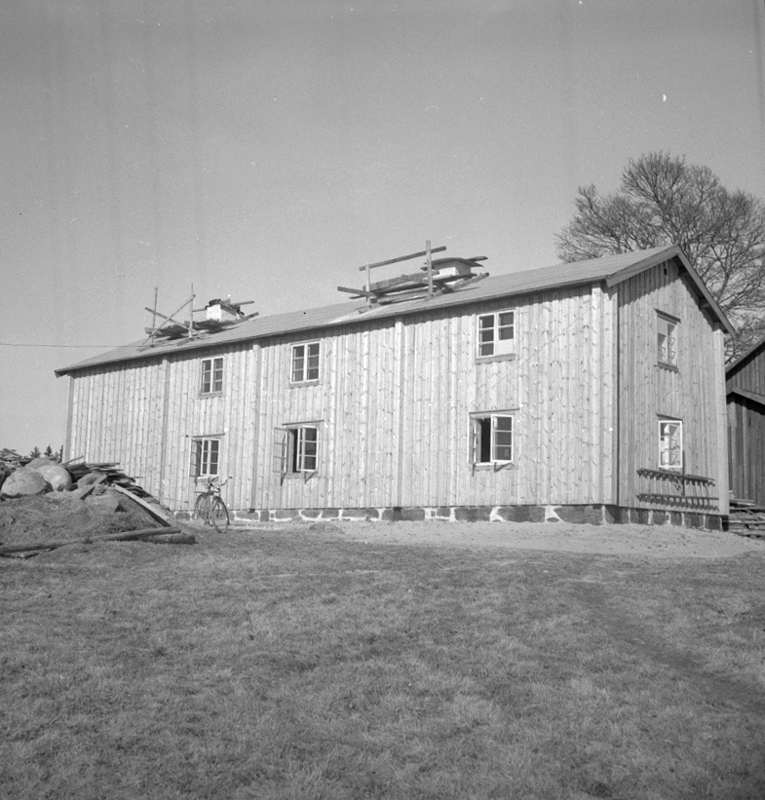 Hällefors hembygdsgård, exteriör.
23 april 1953.