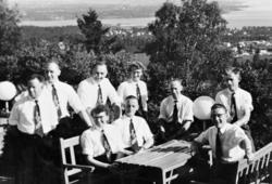 "Brumunittgutta", mandolinorkester, 1952-1970. Musikkgruppe,