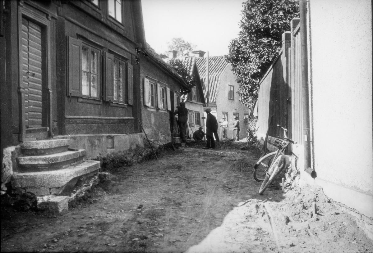 Ljusbild Fotografi Från Nordiska Arkitekturmötet På Gotland 1920