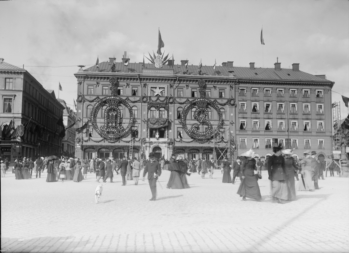 Hotell rydberg (hôtel rydberg) vid gustav adolfs torg i stockholm ...