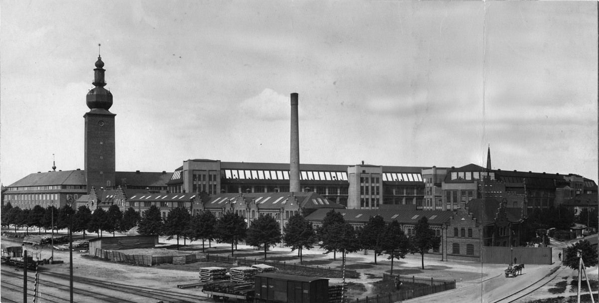 ASEA i Västerås. Huvudkontor och fabriker.