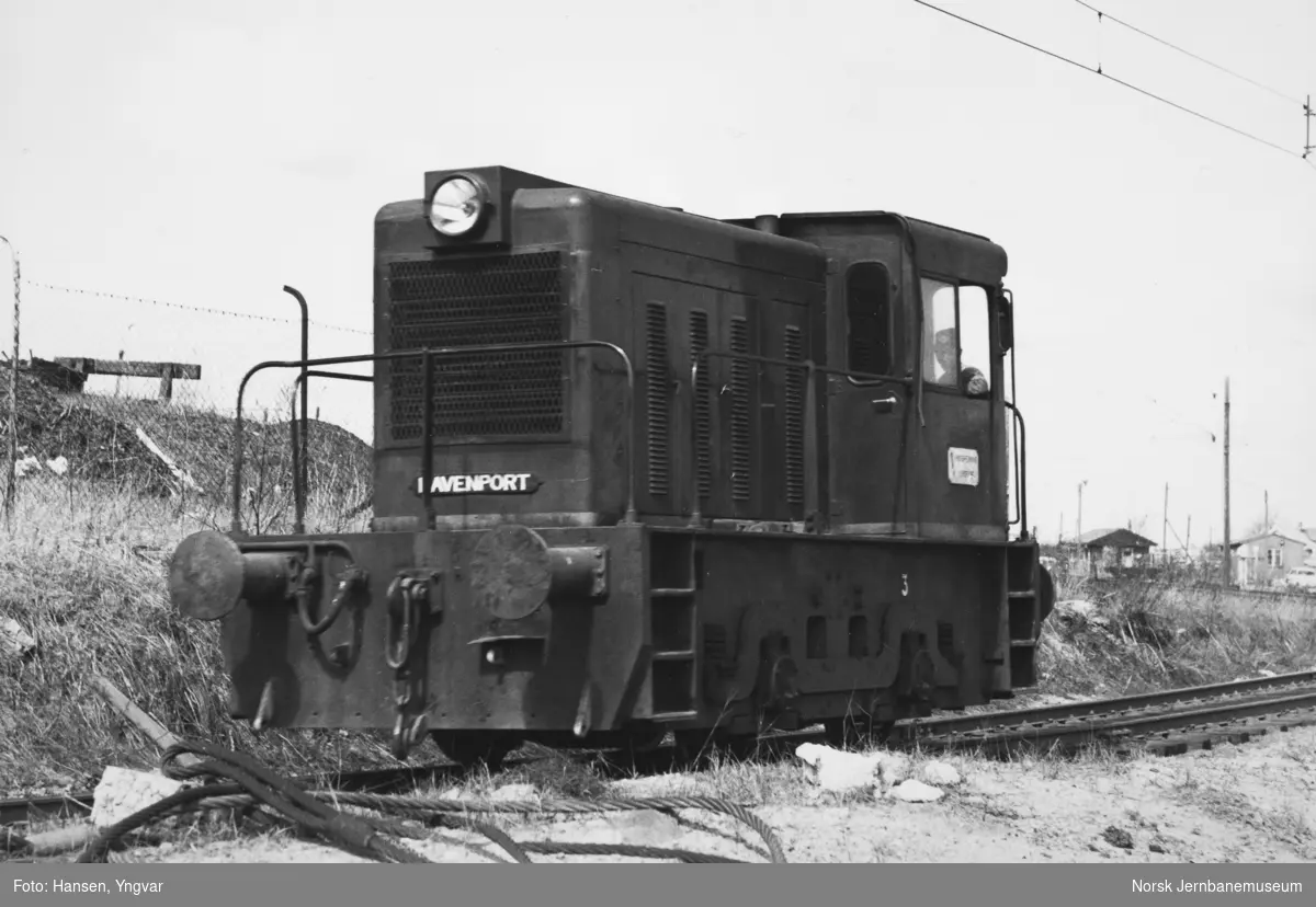 Borregaards diesellokomotiv nr. 3, fabrikat Davenport