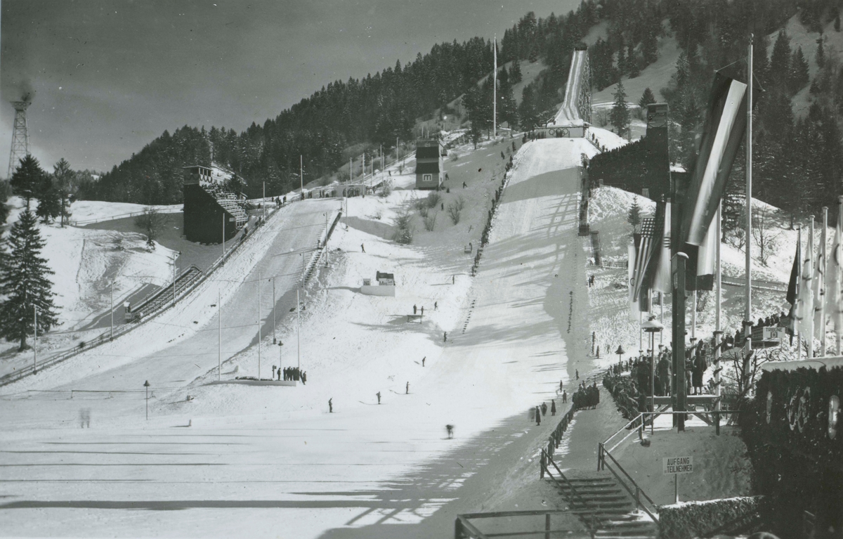 Ski jumping facilities at Garmisch