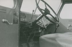 Interiør på FWD lastebil fra perioden 1936-1950 tallet