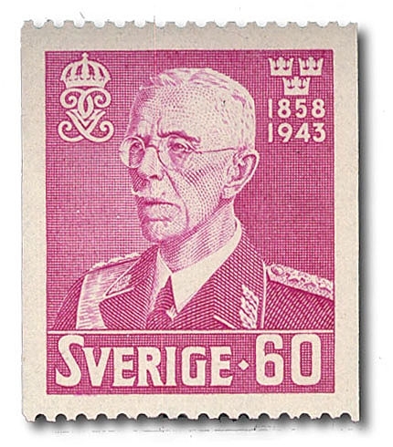 Gustaf V i generalsuniform.