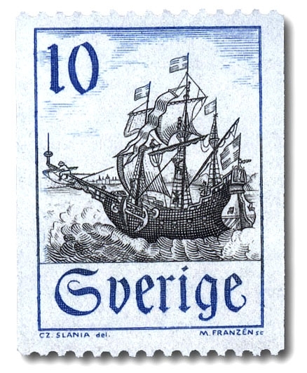 Svenskt fartyg i Öresund ca 1650