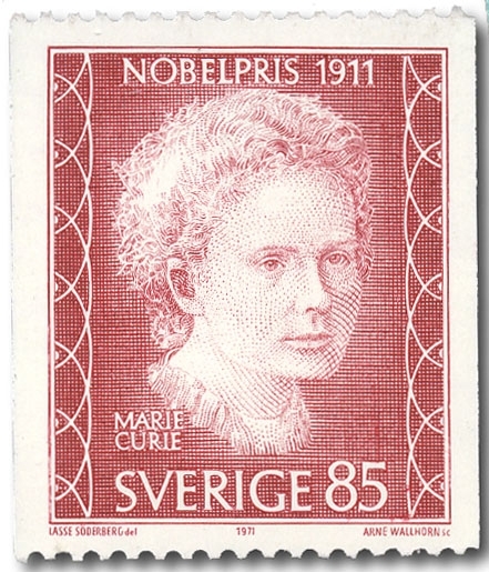 Marie Sklodowska-Curie. Nobelpriset i kemi.