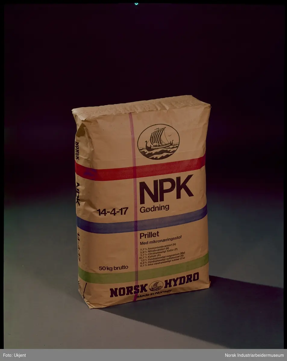 Nye NPK-sekk for dansk marked.