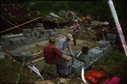 Grunnarbeide Brandstadbu..Tilhører Molde og Romsdals Turistf