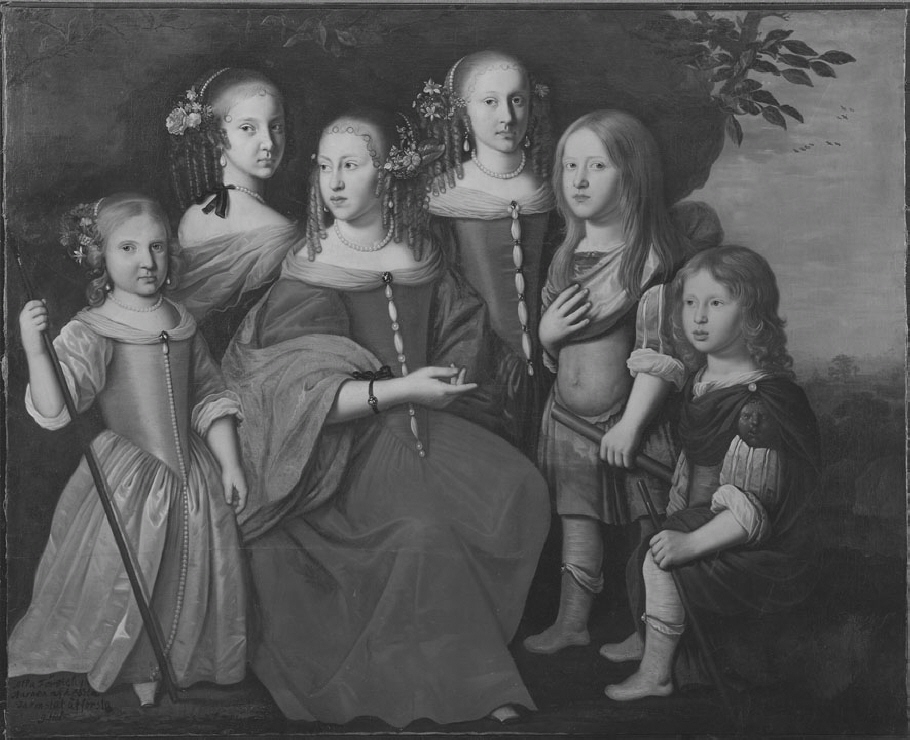 Sex av Ludvig VI lantgreve av Hessen-Darmstadt barn