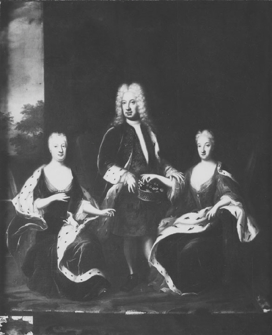 Fredrik I, 1676-1751, kung av Sverige, Ulrika Eleonora d.y., 1688-1741, Sofia Charlotta Karolina, 1678-1749