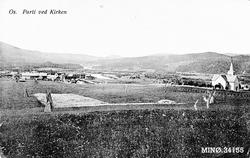 "Os. Parti ved kirken". Os-gardan.