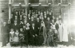 Bryllup i Skar i 1900. Sør-Aurdal.