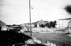 Her er gjenreisingen i gang etter bombingen av Kristiansund.