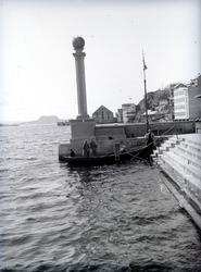 Foto fra Torget på Kirkelandet i Kristiansund, hvor vi ser k