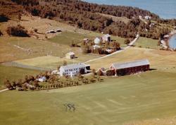 Flyfoto med gården trolig til Anders J. Røttingsnes på Meisi