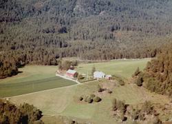 Flyfoto trolig fra gården til Olaf Aasen (per 1992) på Grims