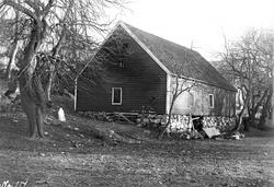 Fra Johnsengårdens fjøsbygning ved Johnsenhuken i Vågen på K