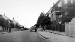 Plysjbyen. øvre bydel i Kristiansund. Tollispektør Flors gat