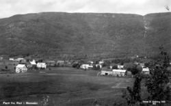 Postkort: ";Parti fra Rød i Romsdal. Eneret G. Sverdrup 1935