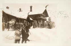 ";1086. Fra Frognersæteren."; Postkort med motiv fra en vint